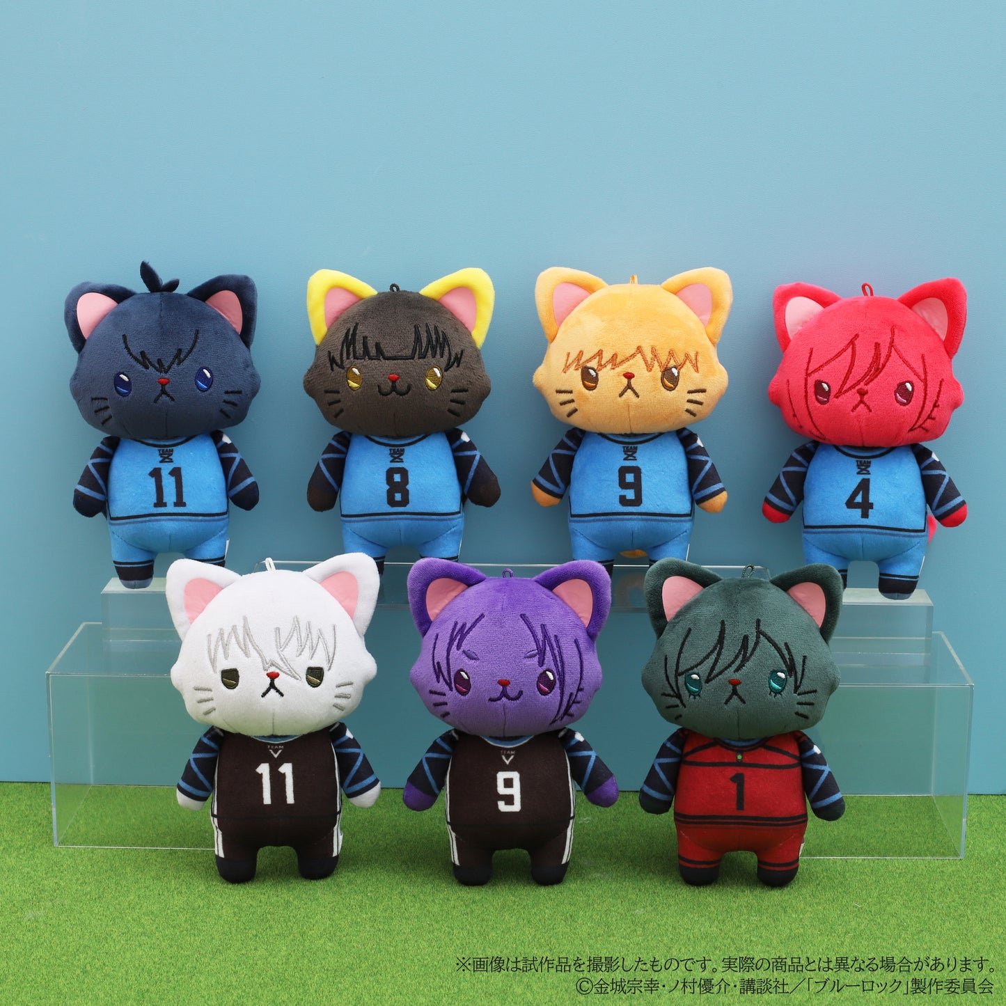 ブルーロック_withCAT　アイマスク付きぬいぐるみキーホルダー／潔 世一