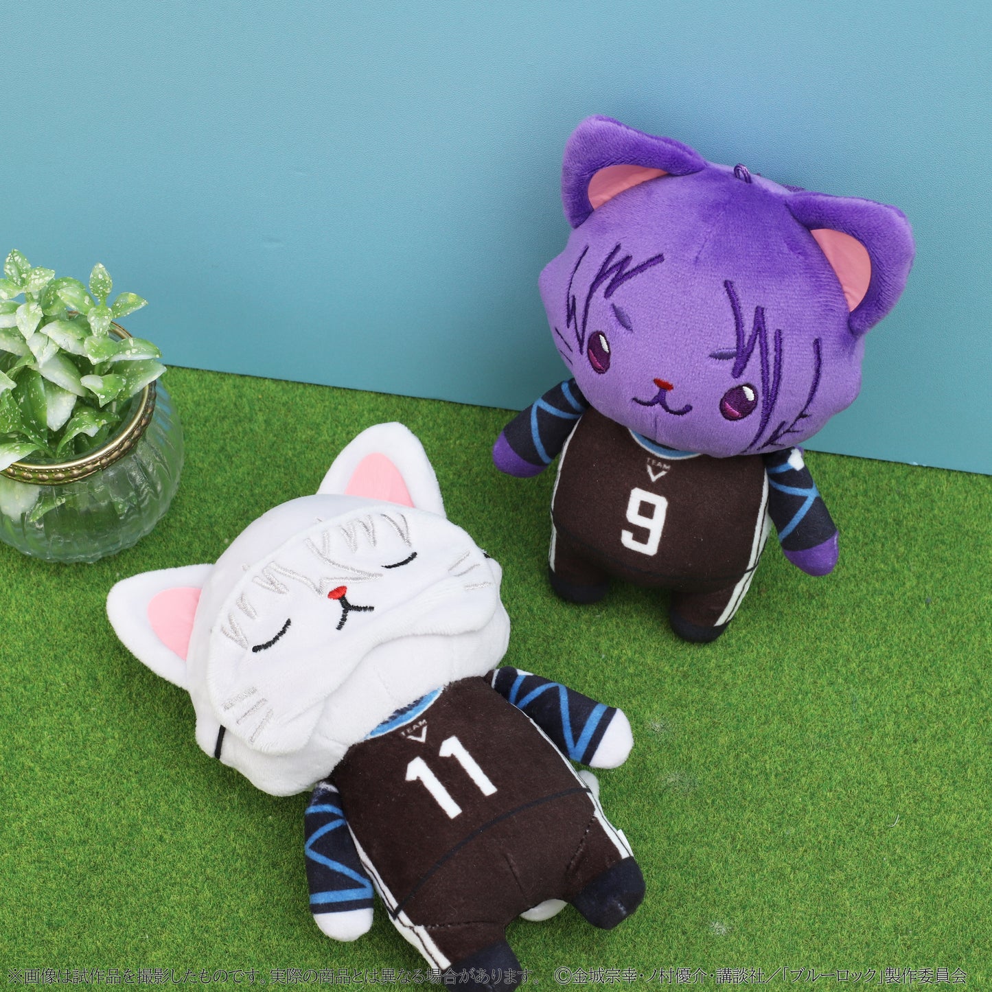 ブルーロック_withCAT　アイマスク付きぬいぐるみキーホルダー／蜂楽 廻