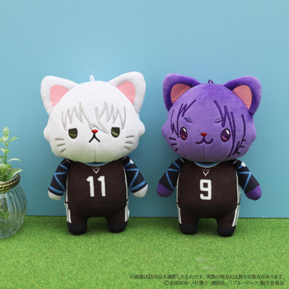 ブルーロック_withCAT　アイマスク付きぬいぐるみキーホルダー／國神 錬介