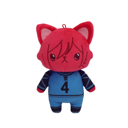 ブルーロック_withCAT　アイマスク付きぬいぐるみキーホルダー／千切 豹馬