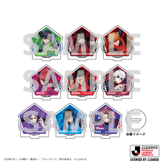 ブルーロック×Jリーグ_アクリルぷちスタンド01/ビブスデザインver. ボックス BOX1(全9種)(描き下ろしイラスト)