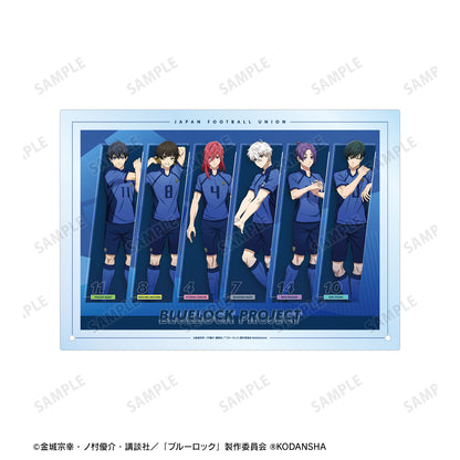 ブルーロック_描き下ろしイラスト 集合 試合前の準備中ver. A4アクリルパネル