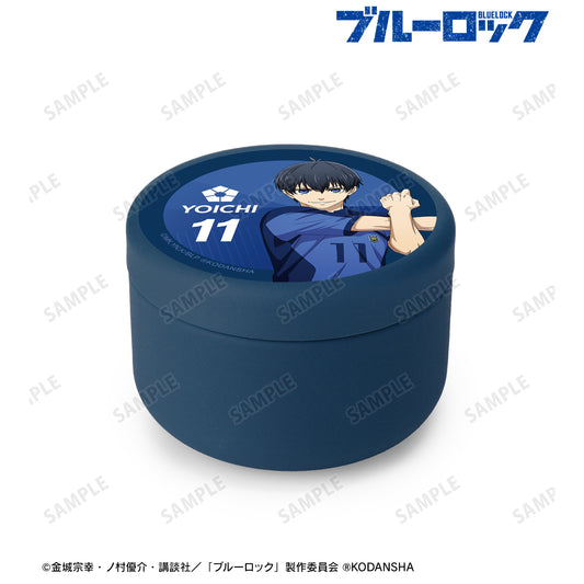 ブルーロック_描き下ろしイラスト 潔 世一 試合前の準備中ver. プチ缶ケース