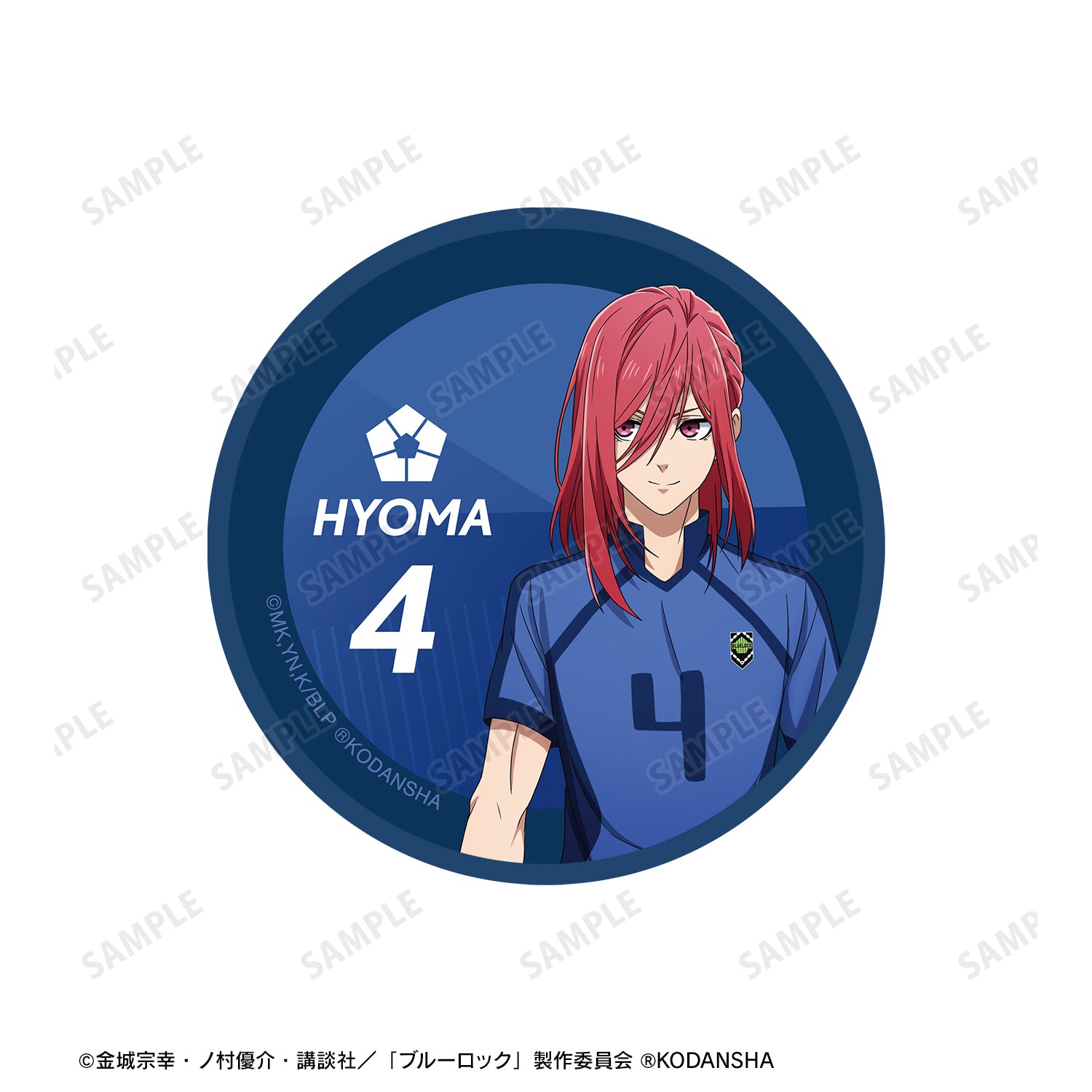 ブルーロック_描き下ろしイラスト 千切 豹馬 試合前の準備中ver. プチ缶ケース