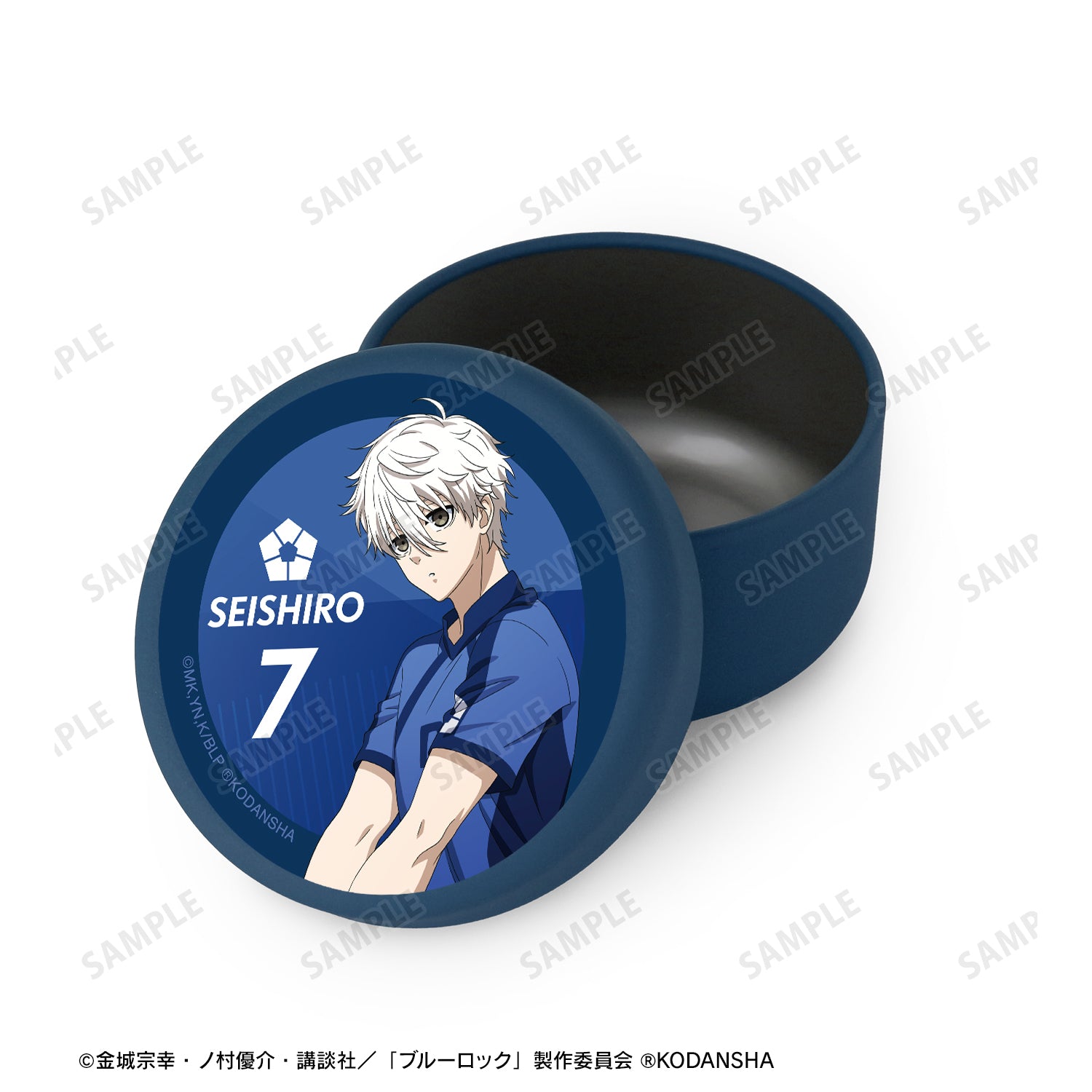 ブルーロック_描き下ろしイラスト 凪 誠士郎 試合前の準備中ver. プチ缶ケース