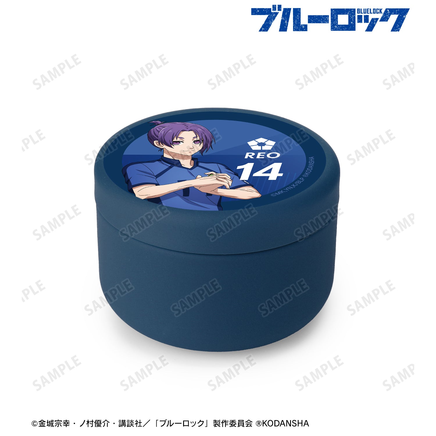 ブルーロック_描き下ろしイラスト 御影 玲王 試合前の準備中ver. プチ缶ケース