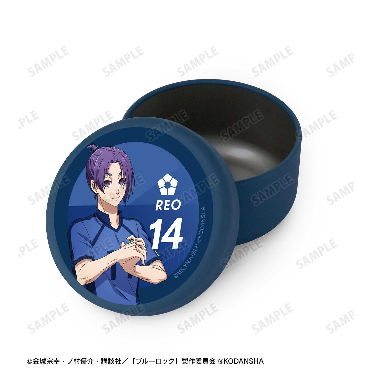 ブルーロック_描き下ろしイラスト 御影 玲王 試合前の準備中ver. プチ缶ケース