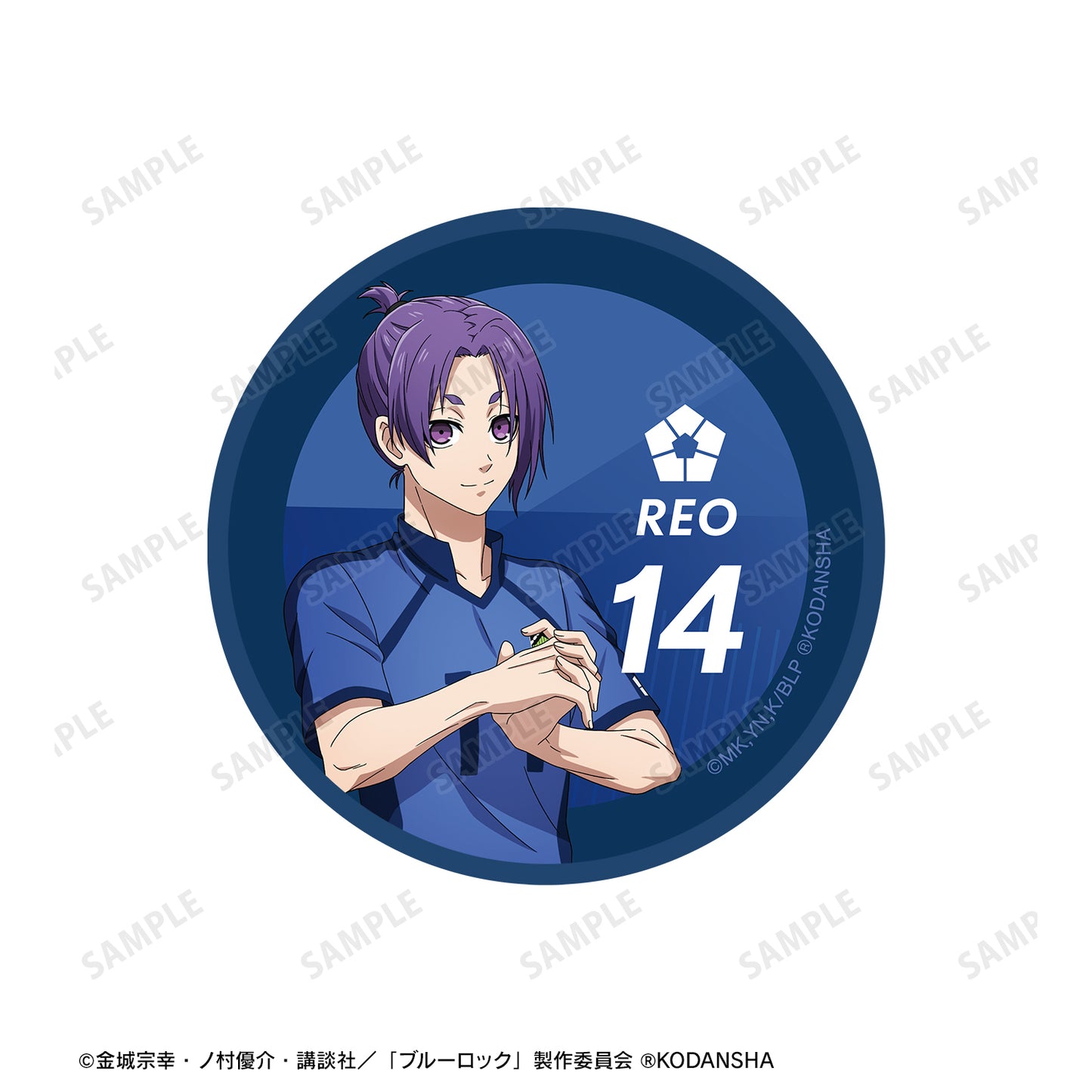 ブルーロック_描き下ろしイラスト 御影 玲王 試合前の準備中ver. プチ缶ケース