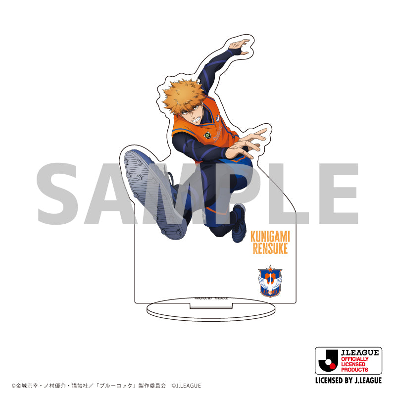 ブルーロック×Jリーグ_キャラアクリルフィギュア12/國神 錬介×アルビレックス新潟(描き下ろしイラスト)