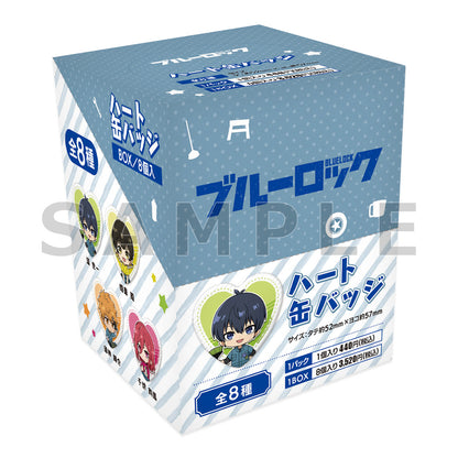 ブルーロック_ハート缶バッジ(アメカジ)【コンプリートBOX】