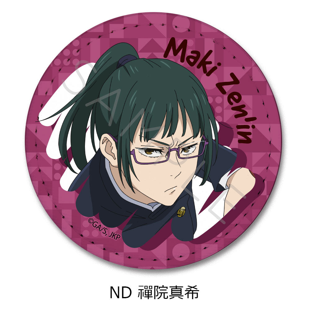 呪術廻戦 2期_第2弾 レザーバッジ(丸形) ND 禪院真希