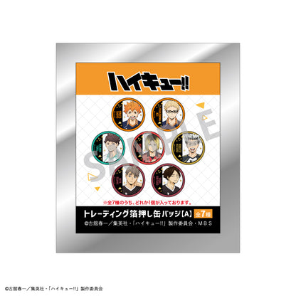 ハイキュー!!_トレーディング箔押し缶バッジA【コンプリートBOX】
