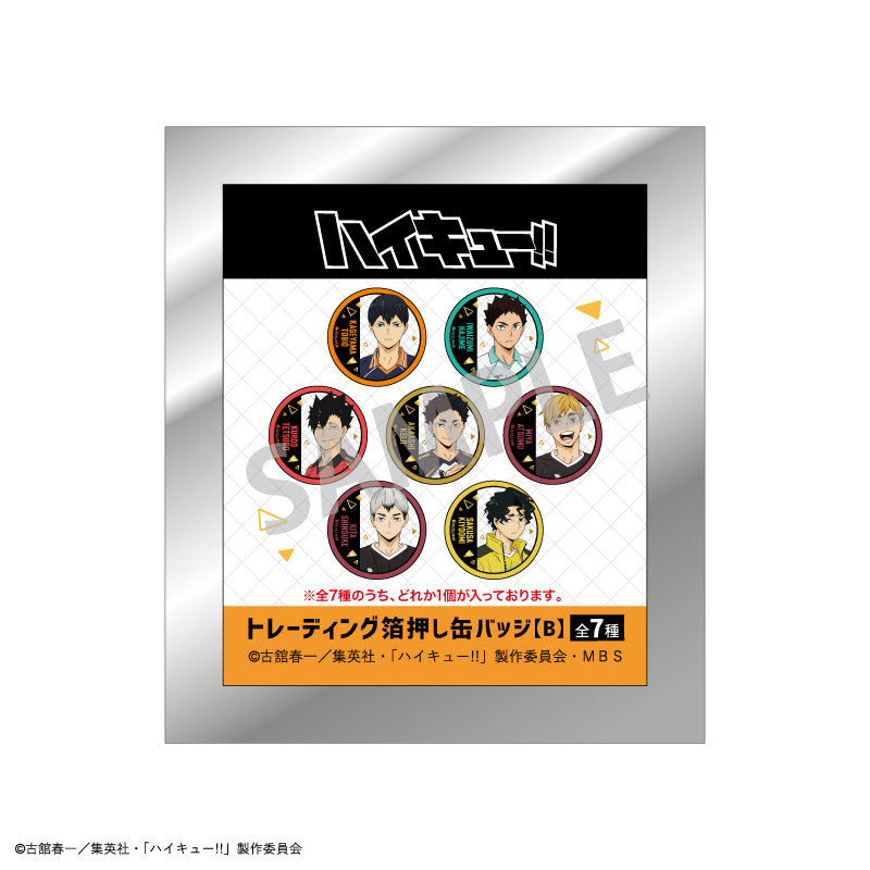 ハイキュー!!_トレーディング箔押し缶バッジB【コンプリートBOX】