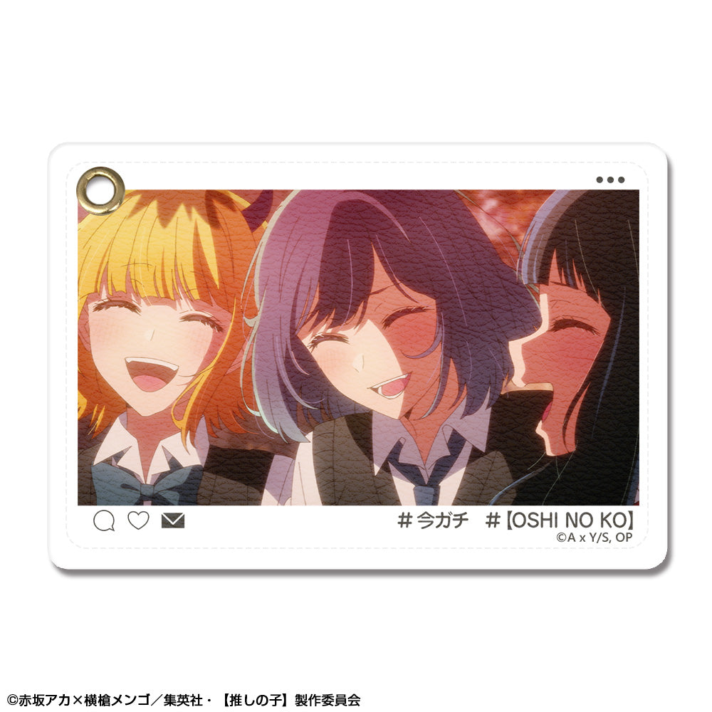 【推しの子】_レザーパスケース Ver.2 デザイン09(MEMちょ&黒川あかね＆鷲見ゆき)