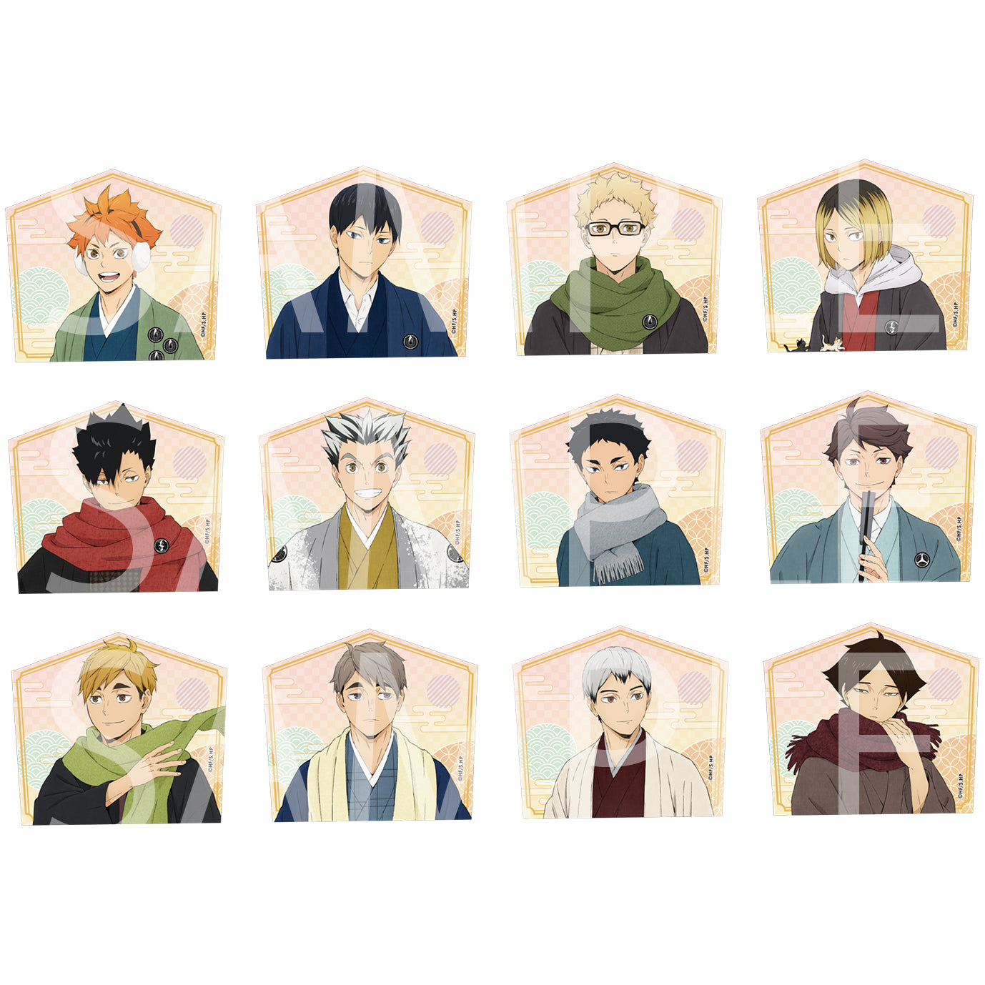 ハイキュー!!_絵馬風ステッカーセレクション 【BOX】