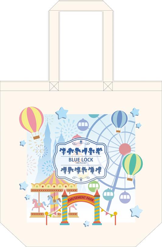 ブルーロック_ぷちちょこ キャンバストートバッグ【遊園地】