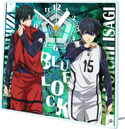 ブルーロック_アクリル置時計【潔 世一&糸師 凛】