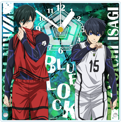 ブルーロック_アクリル置時計【潔 世一&糸師 凛】