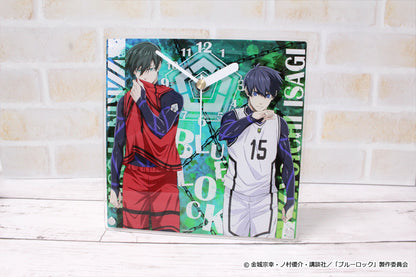 ブルーロック_アクリル置時計【潔 世一&糸師 凛】