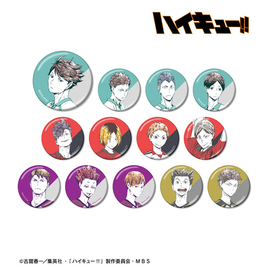 ハイキュー!!_トレーディング Ani-Art 第1弾 メタリック缶バッジ ver.B(単位/BOX)【コンプリートBOX】