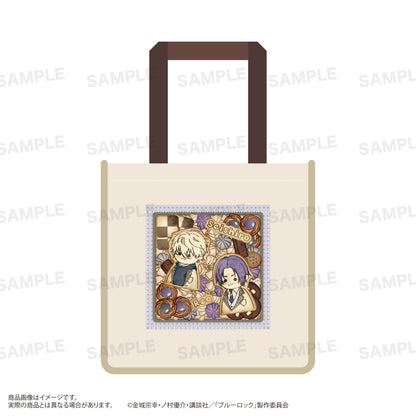 ブルーロック_パイピング正方形トートバッグ（うぃむぱてぃすりー） 凪 誠士郎＆御影玲王