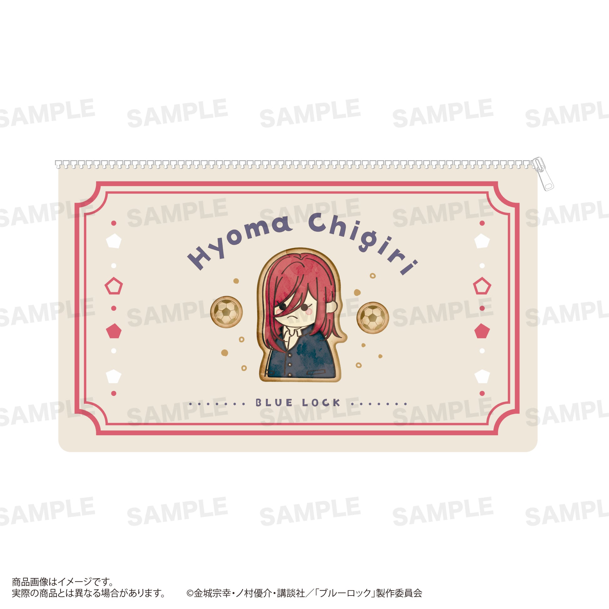 ブルーロック_フラットポーチ（うぃむぱてぃすりー） 千切豹馬