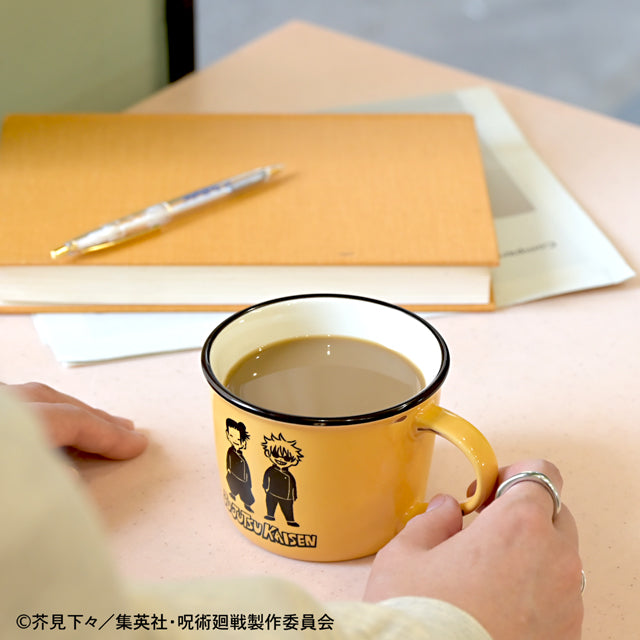呪術廻戦_ビィズニィズ ホーロー風マグカップ(五条悟と夏油傑)
