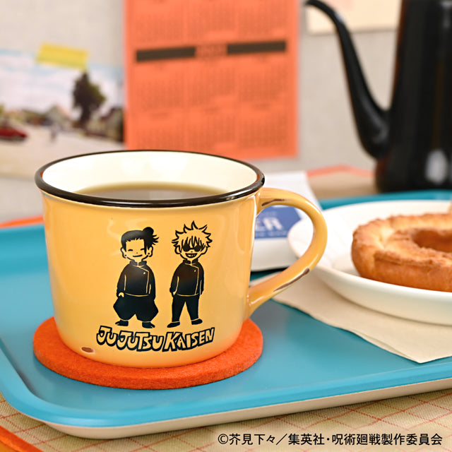 呪術廻戦_ビィズニィズ ホーロー風マグカップ(五条悟と夏油傑)