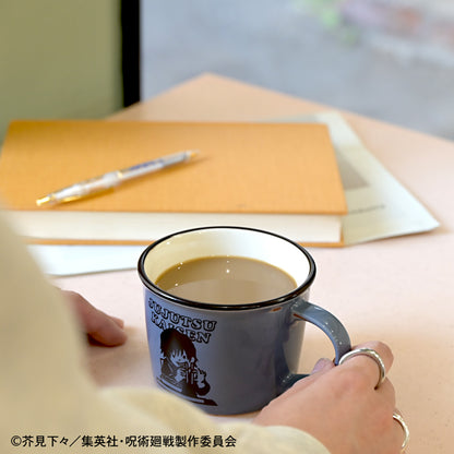 呪術廻戦_ビィズニィズ ホーロー風マグカップ(伏黒甚爾)