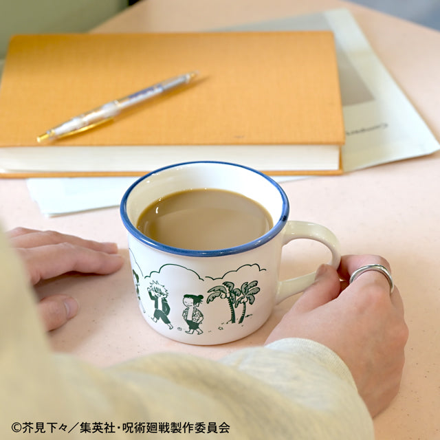 呪術廻戦_ビィズニィズ ホーロー風マグカップ(めんそーれ)