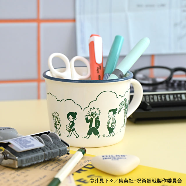 呪術廻戦_ビィズニィズ ホーロー風マグカップ(めんそーれ)