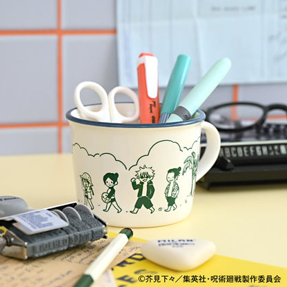 呪術廻戦_ビィズニィズ ホーロー風マグカップ(めんそーれ)