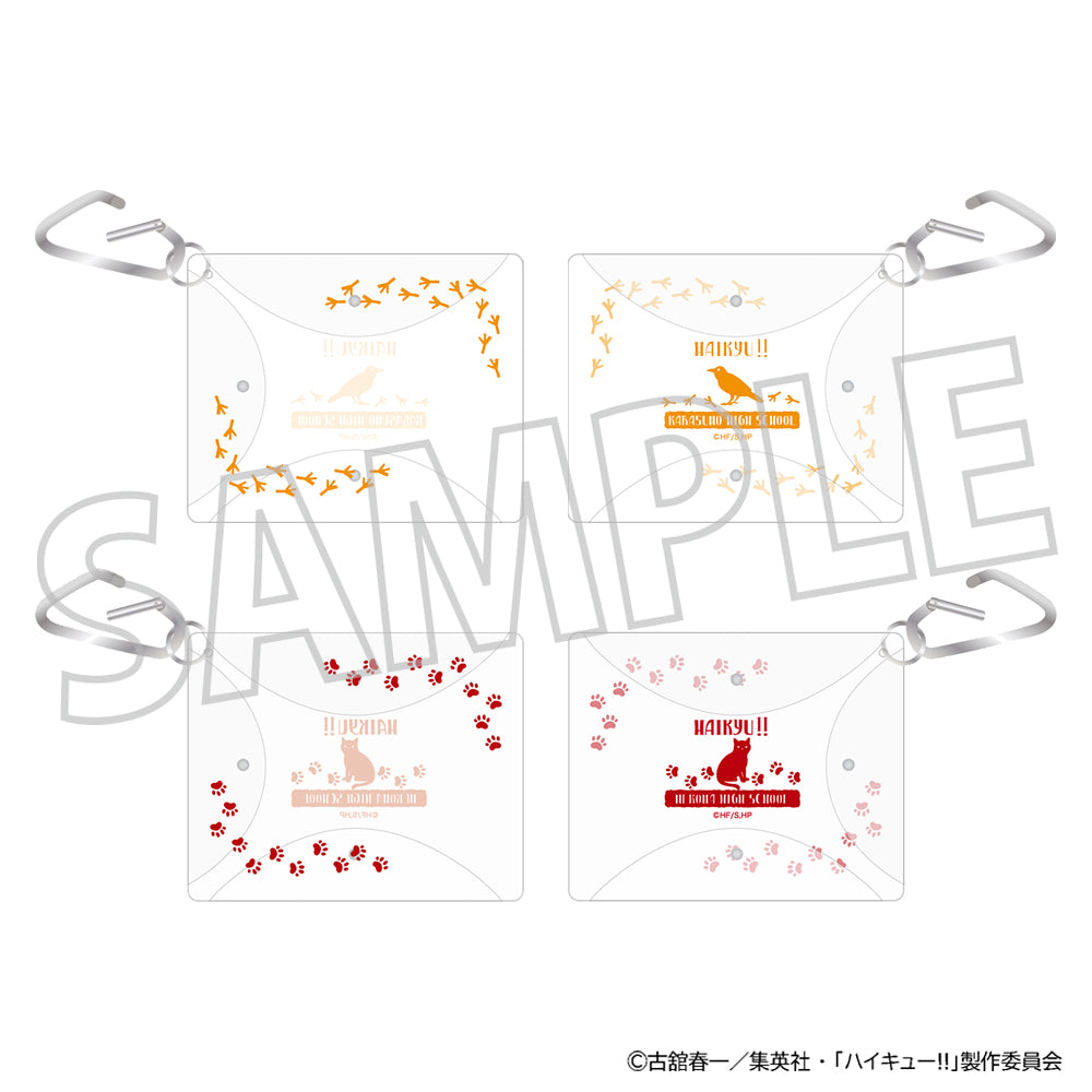 ハイキュー!!_カラビナ付きクリアポーチ／烏野高校