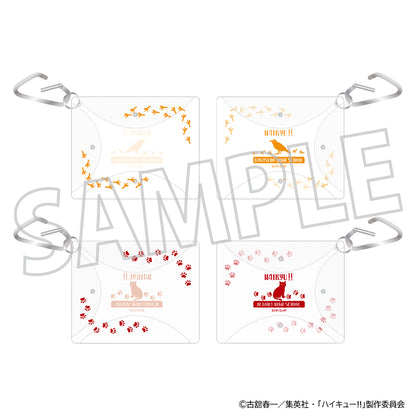 ハイキュー!!_カラビナ付きクリアポーチ／烏野高校
