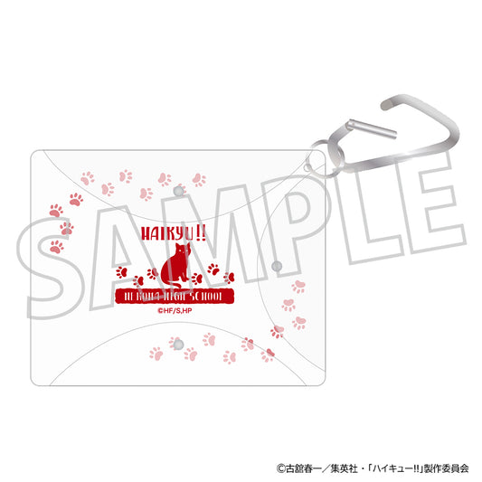 ハイキュー!!_カラビナ付きクリアポーチ／音駒高校