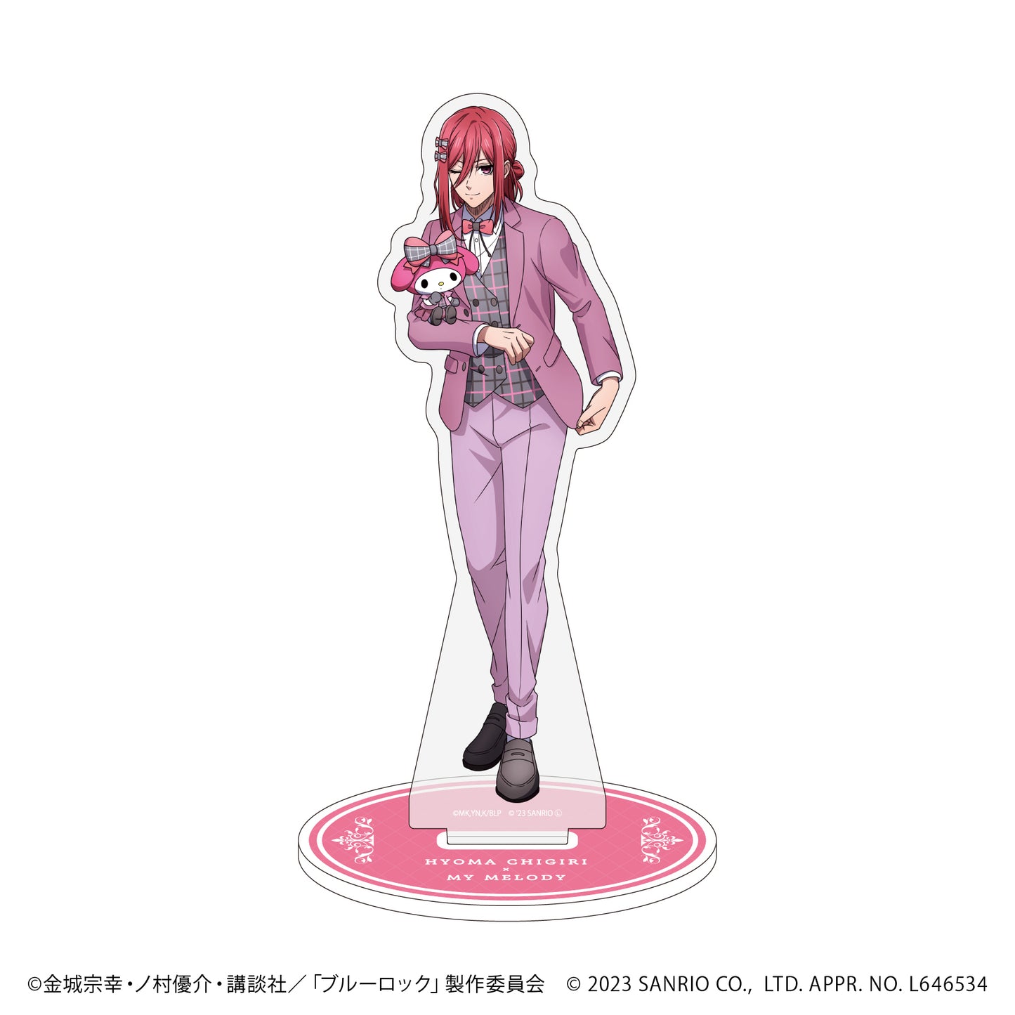 ブルーロック×サンリオキャラクターズ_キャラアクリルフィギュア24/千切豹馬×マイメロディ(描き下ろしイラスト)