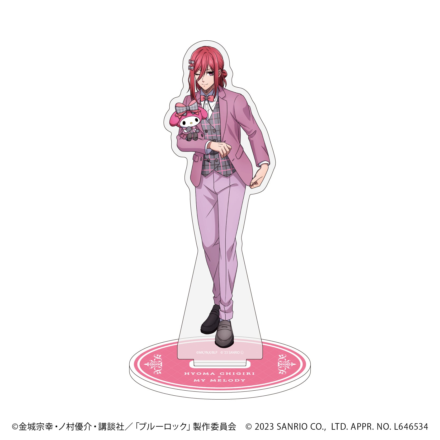 ブルーロック×サンリオキャラクターズ_キャラアクリルフィギュア24/千切豹馬×マイメロディ(描き下ろしイラスト)