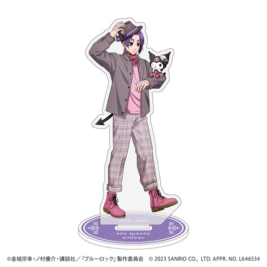 ブルーロック×サンリオキャラクターズ_キャラアクリルフィギュア26/御影玲王×クロミ(描き下ろしイラスト)