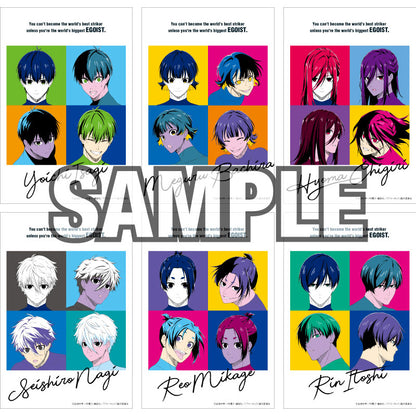 ブルーロック_ポストカード ポップアート (蜂楽廻)