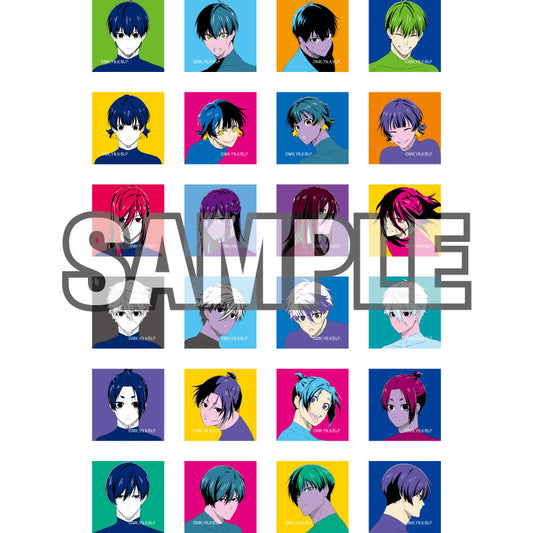 ブルーロック_フレークシールセット ポップアート
