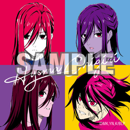 ブルーロック_ビッグ正方形缶バッジ ポップアート (千切豹馬)