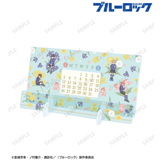 ブルーロック_潔 世一＆蜂楽 廻＆國神 錬介＆千切 豹馬 Botania 卓上アクリル万年カレンダー