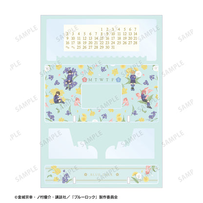 ブルーロック_潔 世一＆蜂楽 廻＆國神 錬介＆千切 豹馬 Botania 卓上アクリル万年カレンダー