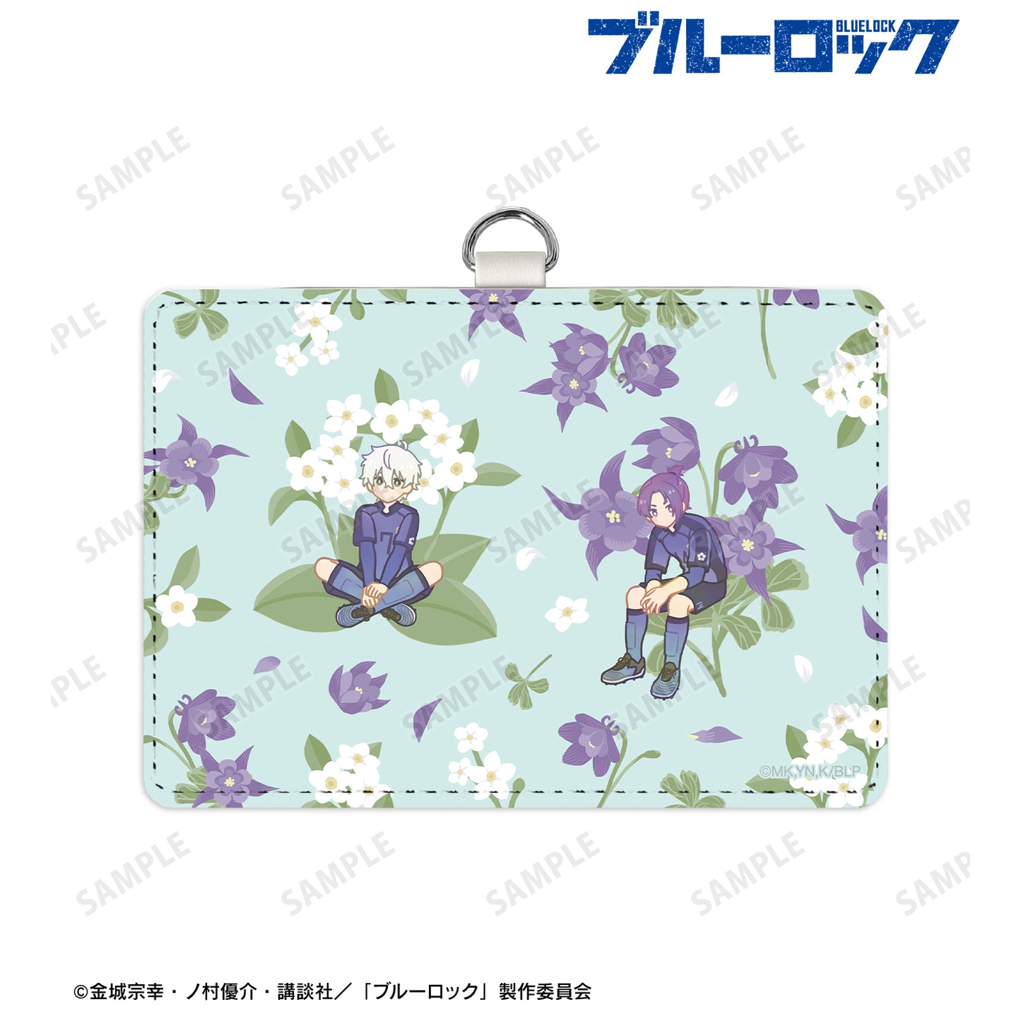 ブルーロック_凪 誠士郎&御影 玲王 Botania ネックストラップ付きパスケース