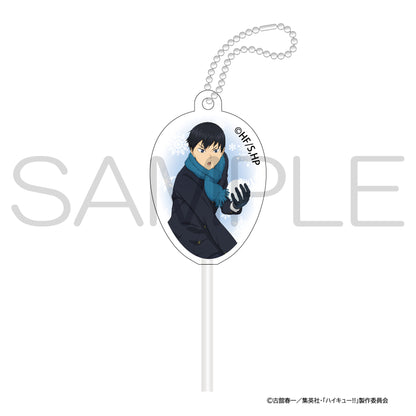 ハイキュー!!_スティックアクリルキャンディ 雪あそびver. 影山飛雄