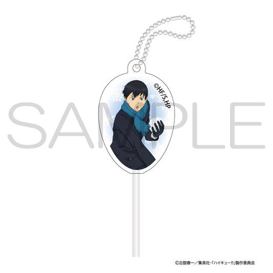 ハイキュー!!_スティックアクリルキャンディ 雪あそびver. 影山飛雄