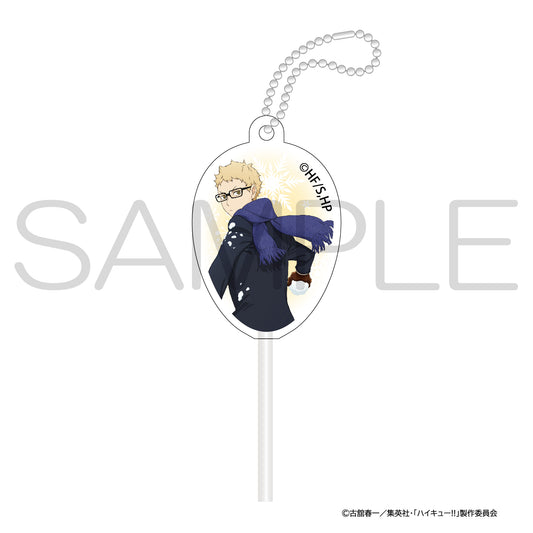 ハイキュー!!_スティックアクリルキャンディ 雪あそびver. 月島蛍