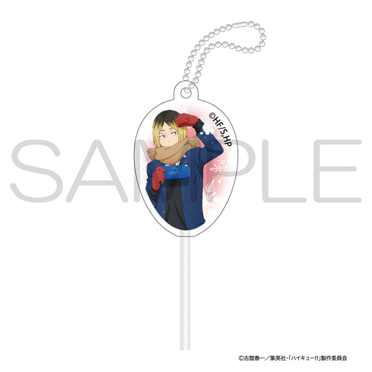 ハイキュー!!_スティックアクリルキャンディ 雪あそびver. 孤爪研磨