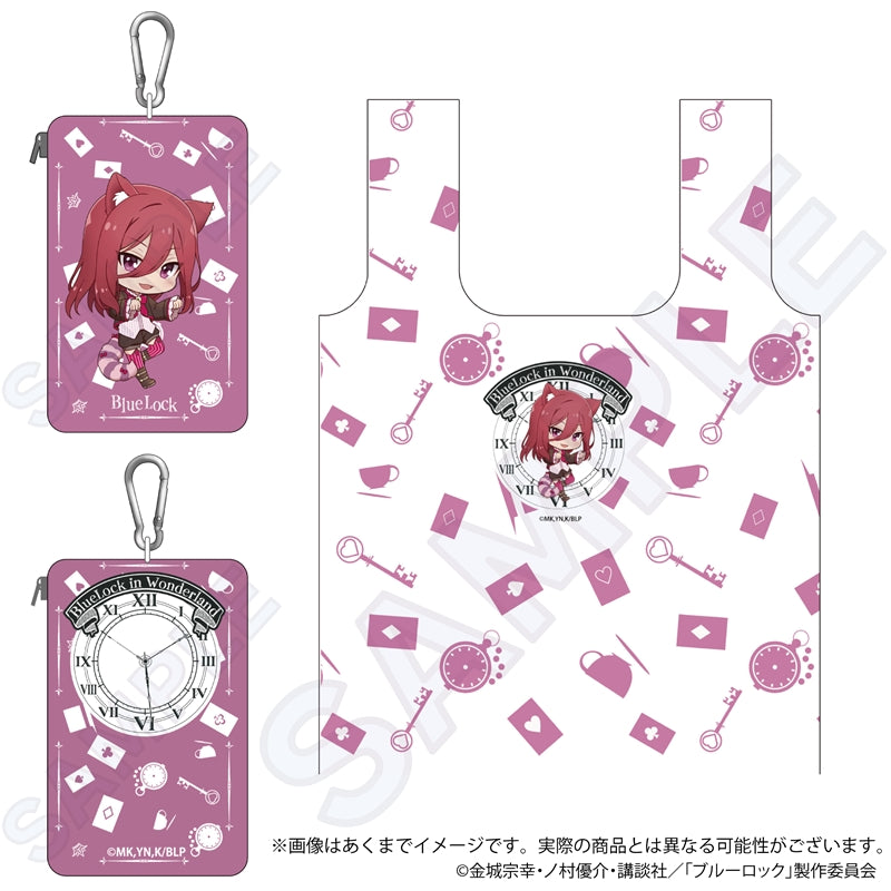 ブルーロック_収納ポーチ付きエコバッグ アリスver. 千切 豹馬