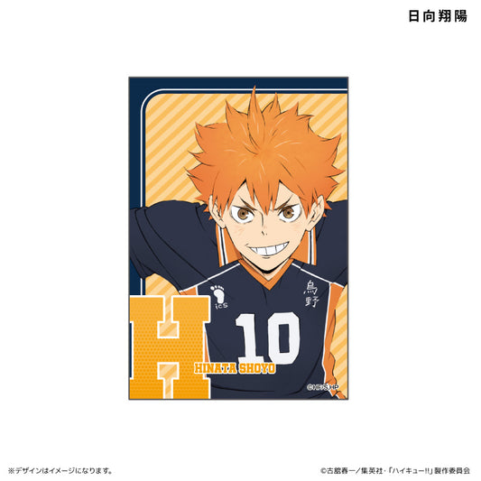 ハイキュー!!_スクエア缶バッジ　イニシャル体操ver.　日向翔陽